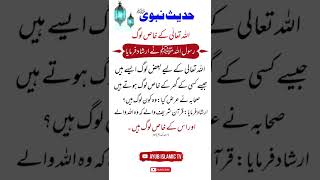 #shorts | Allah K Has Log | Nabi Pak Ka Farman Hai | Hadees Shareef