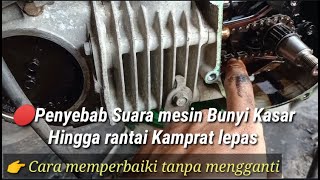 cara memperbaiki rantai keteng supra 125