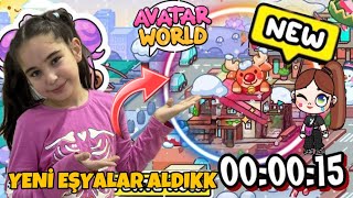 YENİ EŞYALAR ALDIKK ELİF İLE AVATAR WORLD