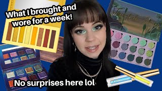 Makeup I brought and wore for a week in Albany! Makeup Diaries, episode 17