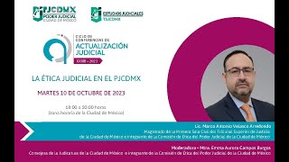 "La Ética Judicial en el PJCDMX".