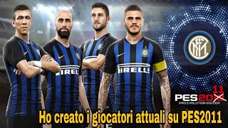 HO CREATO I GIOCATORI ATTUALI SU PES2011