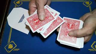 ENVELOPE ACAAN, freely shuffled by spectators but still cards PERFECT match/ Gimmick card trick