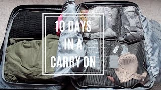 10 DAYS IN A CARRY ON | How I Packed for Europe