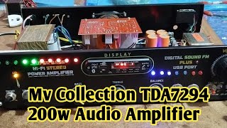 Mv Collection TDA7294 200w Audio Amplifier