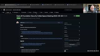 Security Collab Space Meeting - September 30 2024