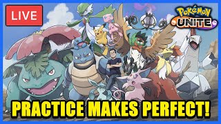 🔴 Pokemon Unite! Practice Makes Perfect!!! | !members !discord 🔴