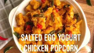 Salted Egg Yogurt Chicken Popcorn