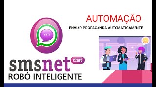 AUTOMAÇÃO - ENVIAR PROPAGANDA AO FINALIZAR CONVERSA - SMSNET CHAT