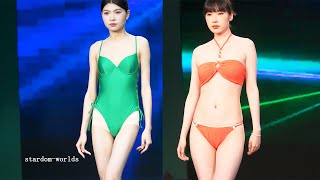 SIUF 2024深圳内衣展 晋江泳装秀 七彩狐内衣秀 美女模特时尚走秀 Swimwear & Lingerie Show 下着モデル