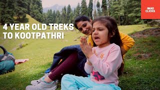 Four-year-old girl treks mountains of Kashmir 😲