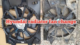 Hyundai grand i10 radiator fan change #ASHADULAUTOSERVICE