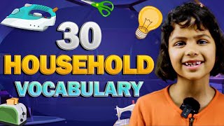 Kids Learning Tricks  Household Vocabulary in English  Learn with Adi Keshari