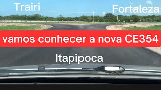 Nova CE 354 que liga Itapipoca a CE085