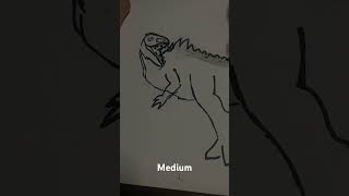 How to draw a Giganotosaurus (Medium) #jwdominion