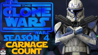 Star Wars The Clone Wars Season 4 Carnage Count