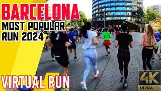 Virtual Run | Barcelona | La Cursa Corte Ingles | Treadmill Workout #061