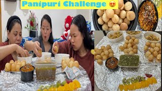 ||panipuri Challange||Hamro challenge Ma Kaslay jityo 🤭🤭