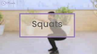 How To Do Squats For Beginners | Full Body mobility workout | Active Workday Revolution | O'Coach