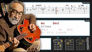 Kimse Bilmez [Gitar]+[Tab]+[Akor]+[Karaoke]