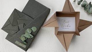 Gift Wrapping | 摺紙信封教學 + 禮物盒包裝方法（折り纸）