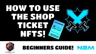 How To Use The Shop Ticket NFTs | Shadow Depths Game by NFT Battle Miner | WAX Blockchain