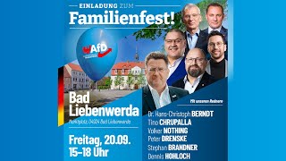 AfD live mit Dr. C. #Berndt, T. #Chrupalla, #S. #Brandner, D. #Hohloch, P. #Drenske, V. #Nothing