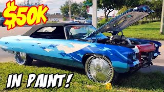 Donk Chevy | Ep. 25 Manny Donk Nation Spent $50K On Secret Paint Job! Big Rims On the Streets