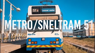 Metro/Sneltram 51 GVB Amsterdam Amstelveen 2019