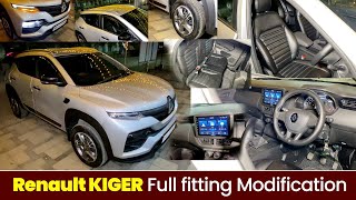 2023 Renault Kiger Modified | Accessories for 2023 Renault Kiger | Seat Cover, Android, Dash Camera