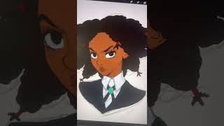 Fan art of Canary from Hunter x Hunter, 28 days of black anime