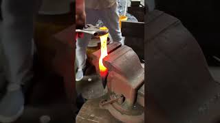 Manufacturing process of a glass bottle || Machines and Industry. #Shorts