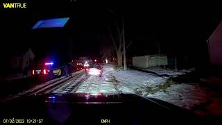 Recover car stuck on railroad tracks