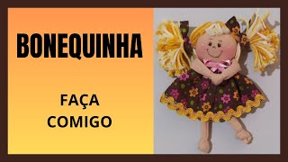 Bonequinha de tecido