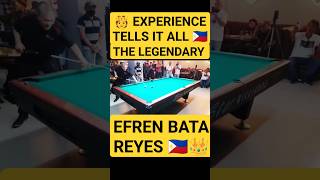 Efren Reyes; Ang Experience ay Patunay sa mga Magical Shots. #efrenbatareyes #GOAT