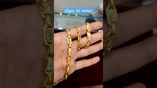 25 gm gold chain design #shagun jewellers @SHAGUNJEWELLERSMUMBAI