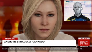 Breaking News! Android Revolution Begins - Detroit: Become Human Playthrough Part 7.