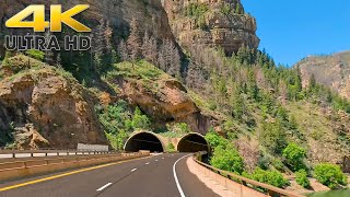 Glenwood Canyon Colorado Complete Scenic Drive 4K