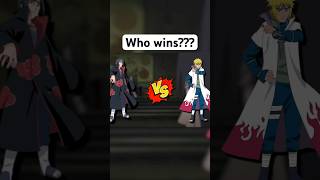 Who wins this fight ??? #naruto #itachi #minato #anime