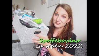 Spotřebováno za srpen 2022