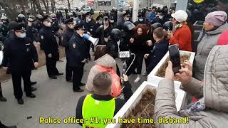 Protests in Russia on 21th of April 2021