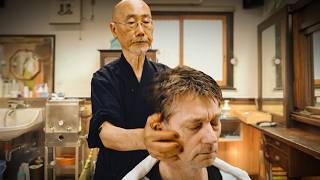 💈 Relaxing Japanese Barber Artistry In 1920s Yamaguchi Barbershop: Haircut, Hair Wash & Head Massage