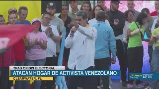 "Furia Bolivariana" detrás de presunto ataque a hogar de activista venezolano en la Bahía de Tampa