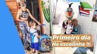 PRIMEIRO DIA DO PIETRO NA ESCOLINHA - QUEM CHOROU?!