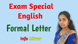 Formal letter | English Exam Special | Grammar | Discourse | Info Mirror