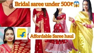 Flipkart , Meesho Saree Haul | Trending Saree Haul | Affordable Bridal Saree Haul 😱| Beauty n Style