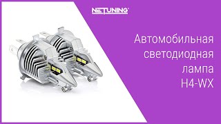 Комплект светодиодных ламп H4-WX NeTuning для ближнего и дальнего света, цоколь P43t