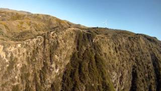 Westwind Summer 2013 - Bixler  FPV flying over the coast near the wind farm