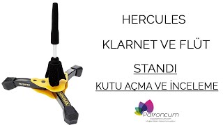 HERCULES ENSTRUMAN STANDI KLARNET VE FLÜT / KUTU AÇMA VE İNCELEME - SANAT SEVERLER BURAYA!