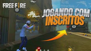 🔥FREE FIRE AO VIVO🔥CS + X1 DOS CRIAS🔥Sander FF🔥#GBMENOTA